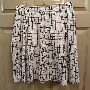 Andrea Viccaro Pleated A-Line Skirt - size 14